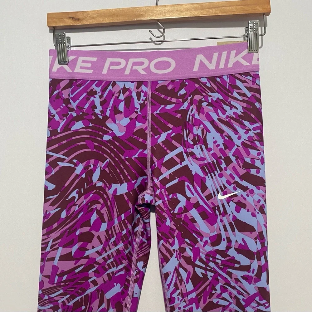 Nike Pro‎ Dri-FIT Girls Legging XL Purple Full Length/Long Stretch NWT